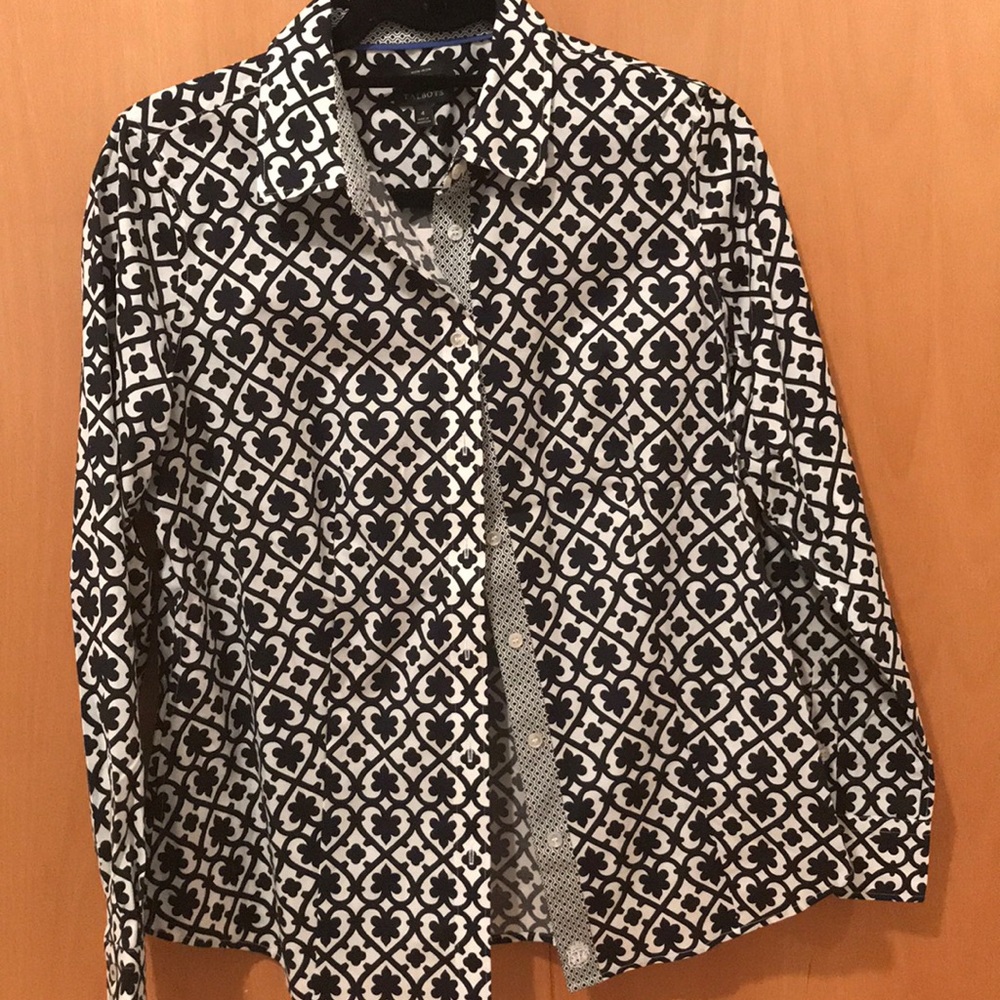 Talbots no iron button down shirt